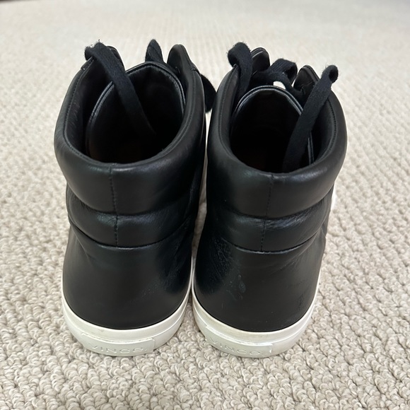 Vince black leather high top sneakers - Picture 3 of 4